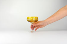 Nachtmann Traube Coloured Lead Crystal Champagne Coupes