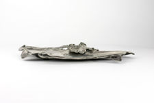 WMF AK & CIE Art Nouveau Polished Pewter Visiting Card Tray