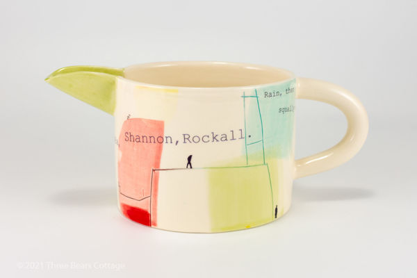 Val Sparkes Shipping Forecast Large Jug