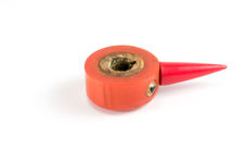 Underside view 1 of head of Tagua Nut bird bottle stopper