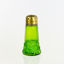 Main view of Edwardian Hobnail Pattern Green Glass Sugar Shaker