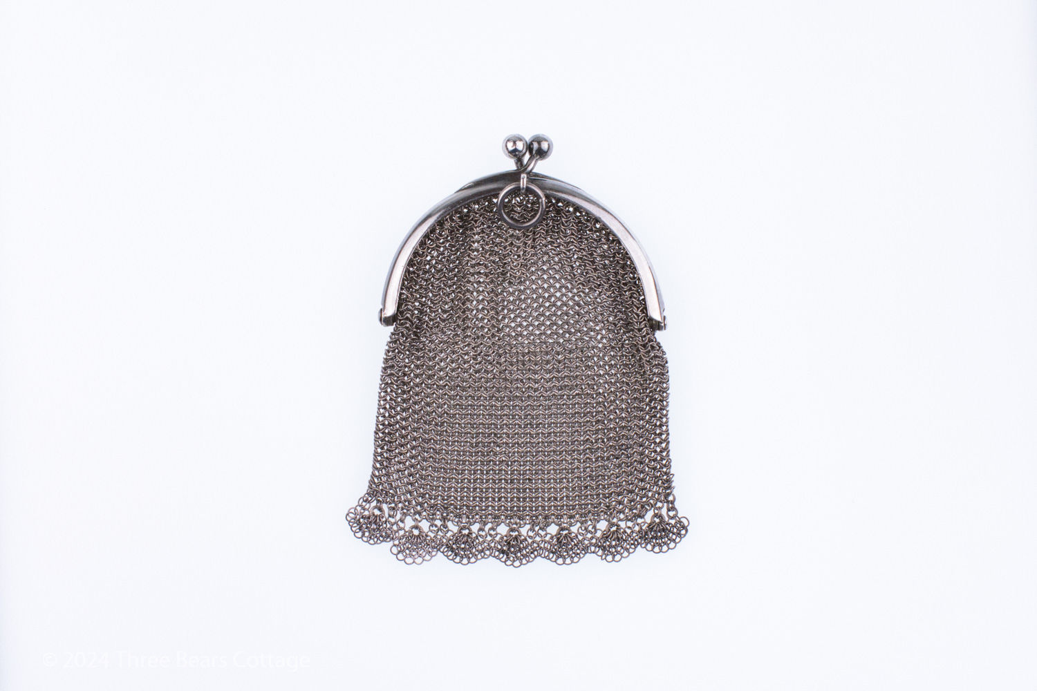 Solid Silver Evening Wear Coin Purse