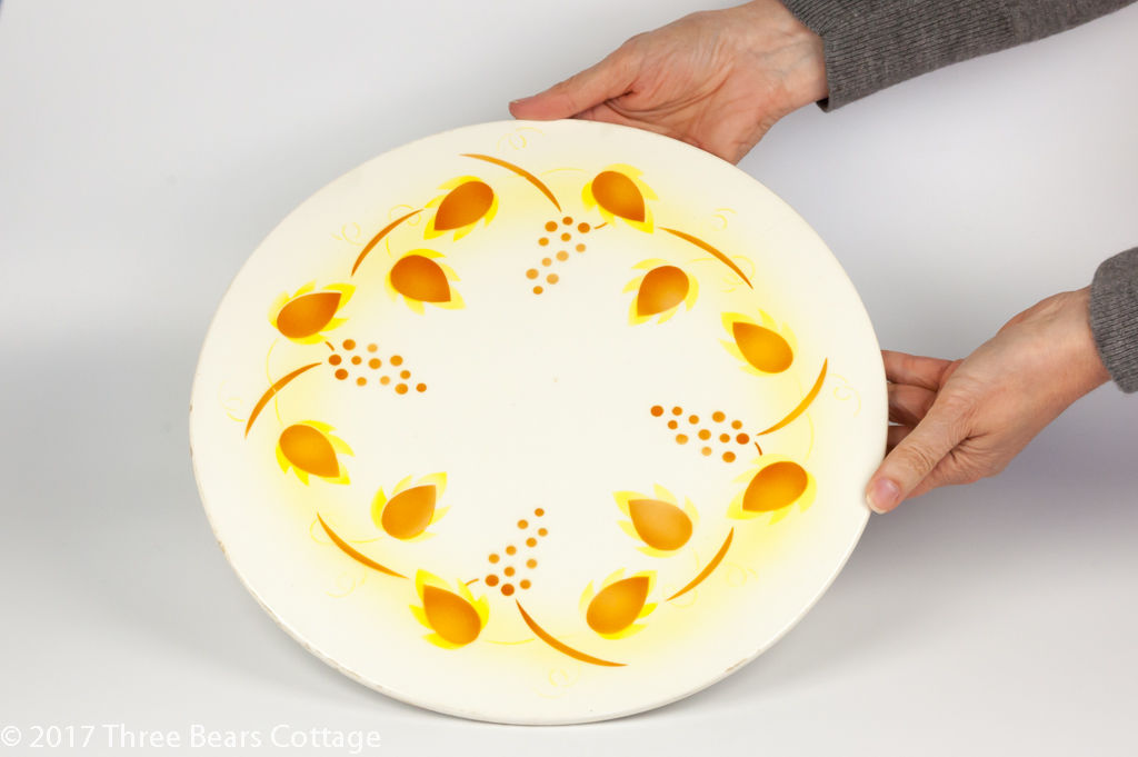 Theodor Paetsch 1930s Spritzdekor Cake Platter