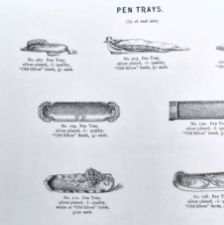 1906 WMF catalogue entry for WMF Art Nouveau Pen Tray No. 117